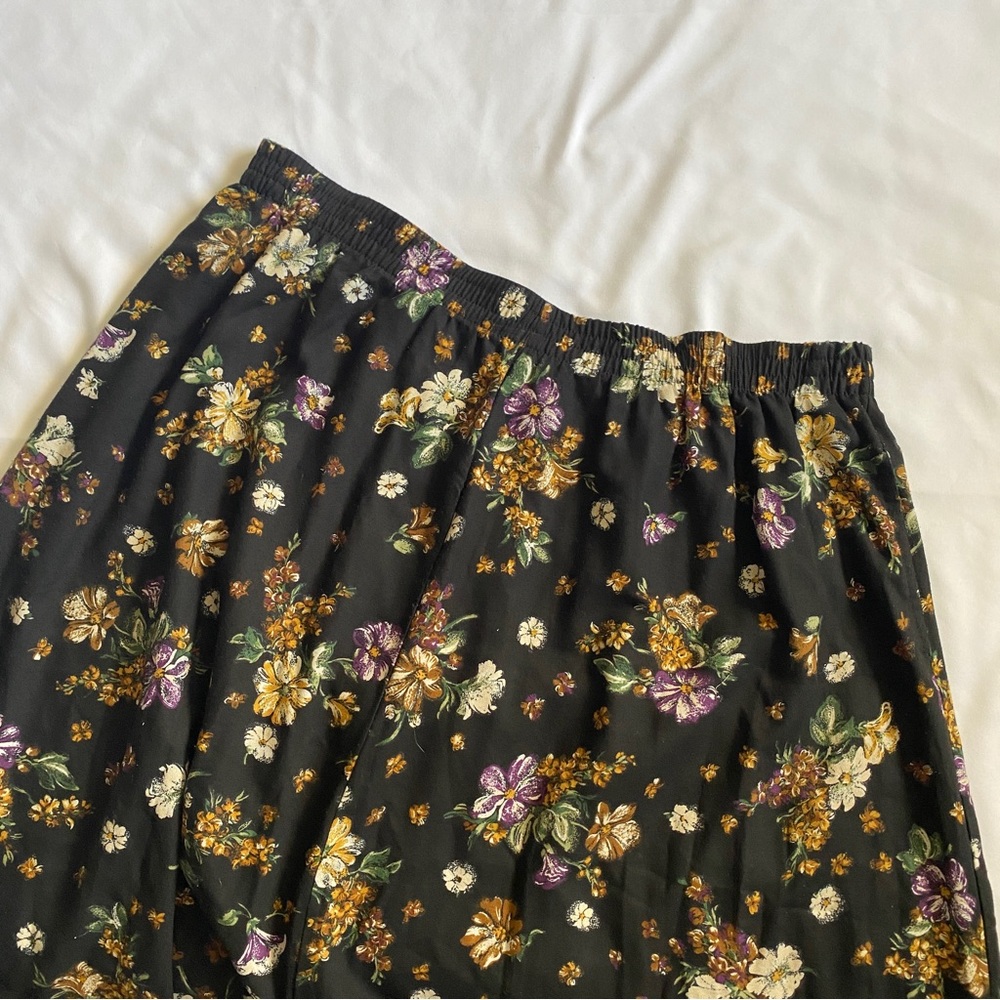 Vintage Catalina floral skirt